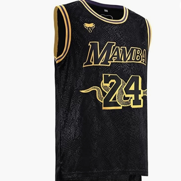 Kobe Bryant Other - New Kobe Bryant Mamba 24 Jersey Authentic